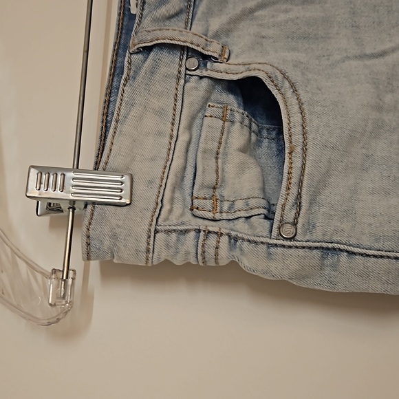 RSQ Jeans sunset high rise size 7 rolled raw cuffed hem 5 pockets EUC - Picture 8 of 14